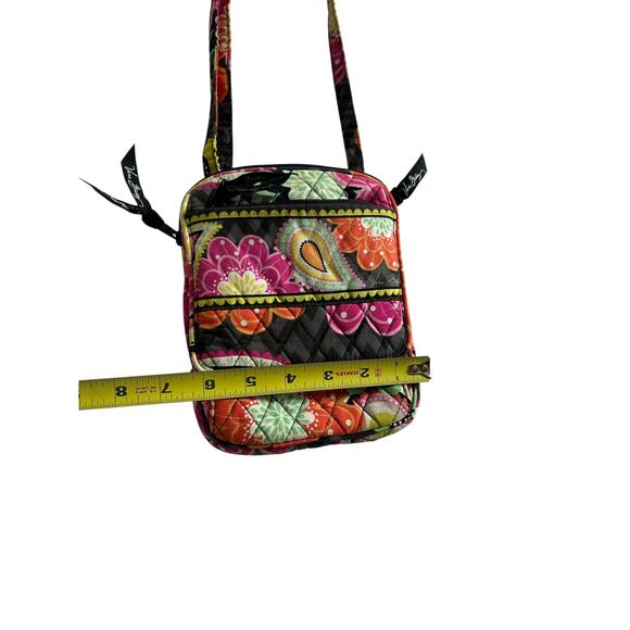 Vera‎ Bradley Quilted Crossbody Bag Floral Paisley Print Mini Hipster - Picture 6 of 9